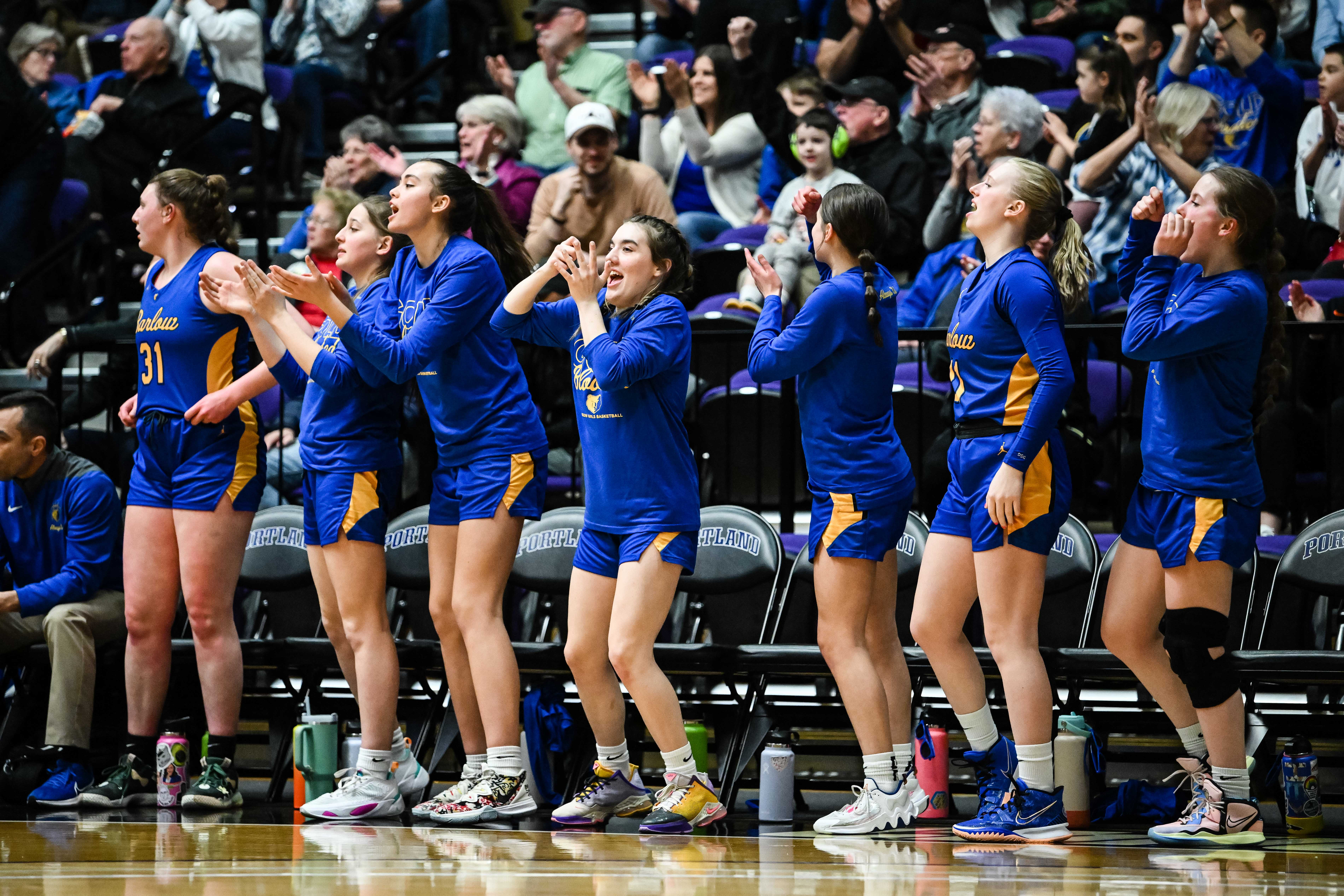 Barlow Tualatin 6A Oregon girls basketball quarterfinal Naji Saker -45